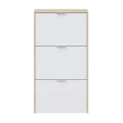 Meuble à chaussures avec 3 portes, capacité 18 paires - MC81011