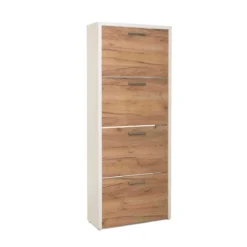 Meuble à chaussures en bois imitation chêne - MC7071