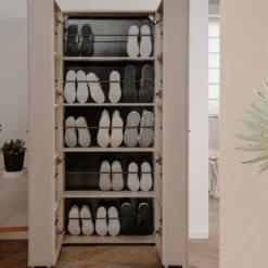 Meuble à chaussures 2 portes 35 paires