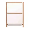 Meuble à chaussures 2 tiroirs en bois blanc - MC0051