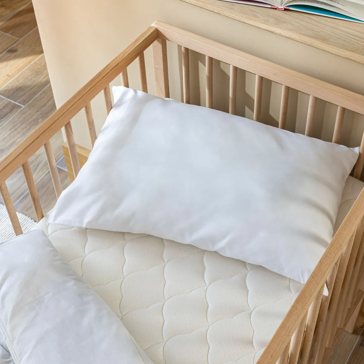 Oreiller enfant anti-acariens et anti-bactériens 40x60