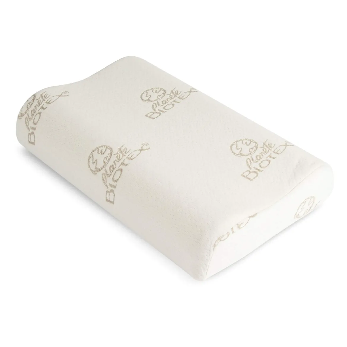 Oreiller ergonomique mousse mémoire végétale 40x60 ferme Biotex Maïa