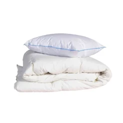 Pack couette confort et oreiller 30% duvet de canard anti-allergènes Someo
