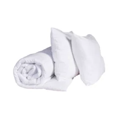 Pack couette mi-saison et oreiller anti-punaises et anti-insectes moelleux enveloppe microfibre