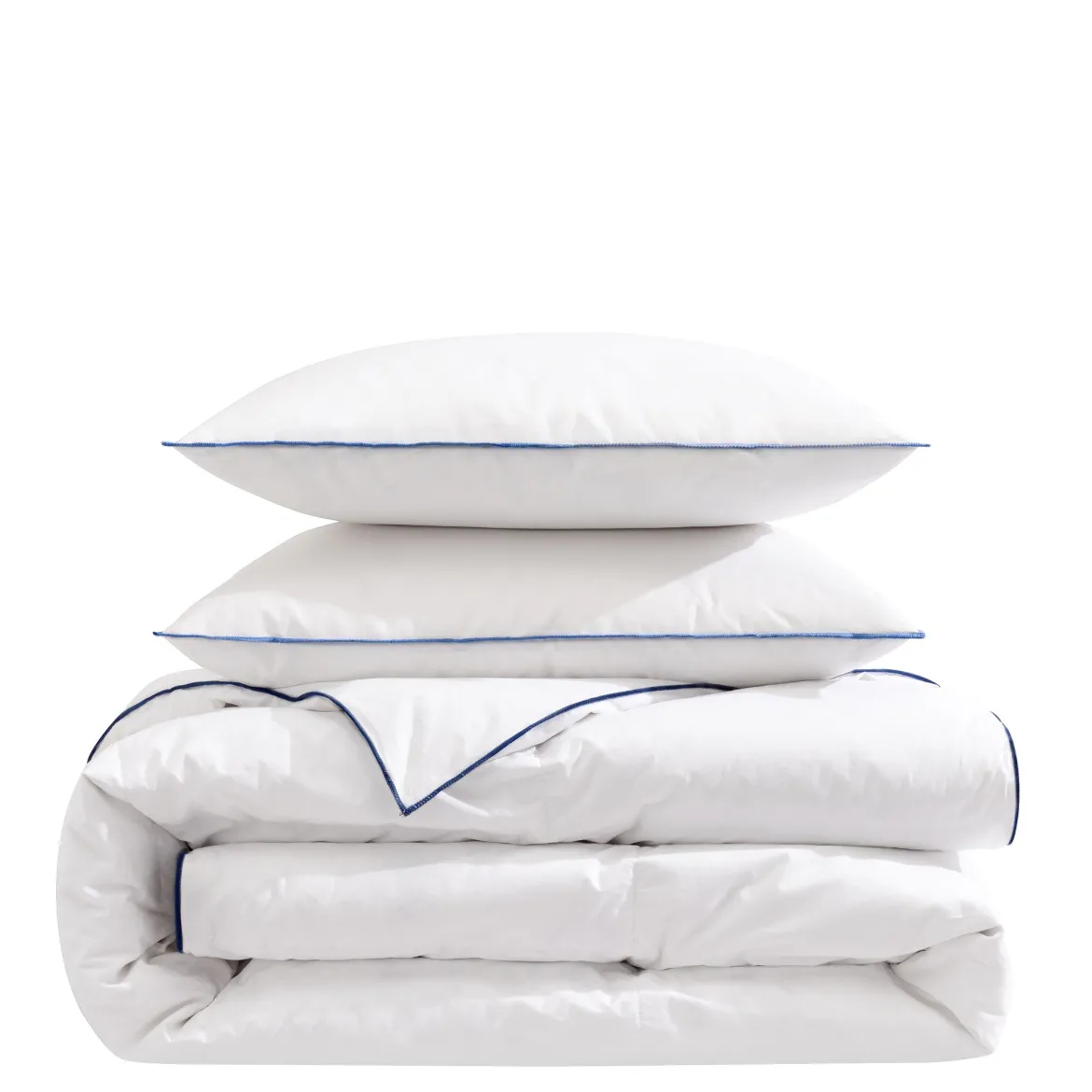 Pack couette prestige hôtellerie et oreiller 70% duvet de canard anti-allergènes Someo