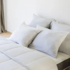 Pack couette été et oreiller anti-acariens et anti-bactériens