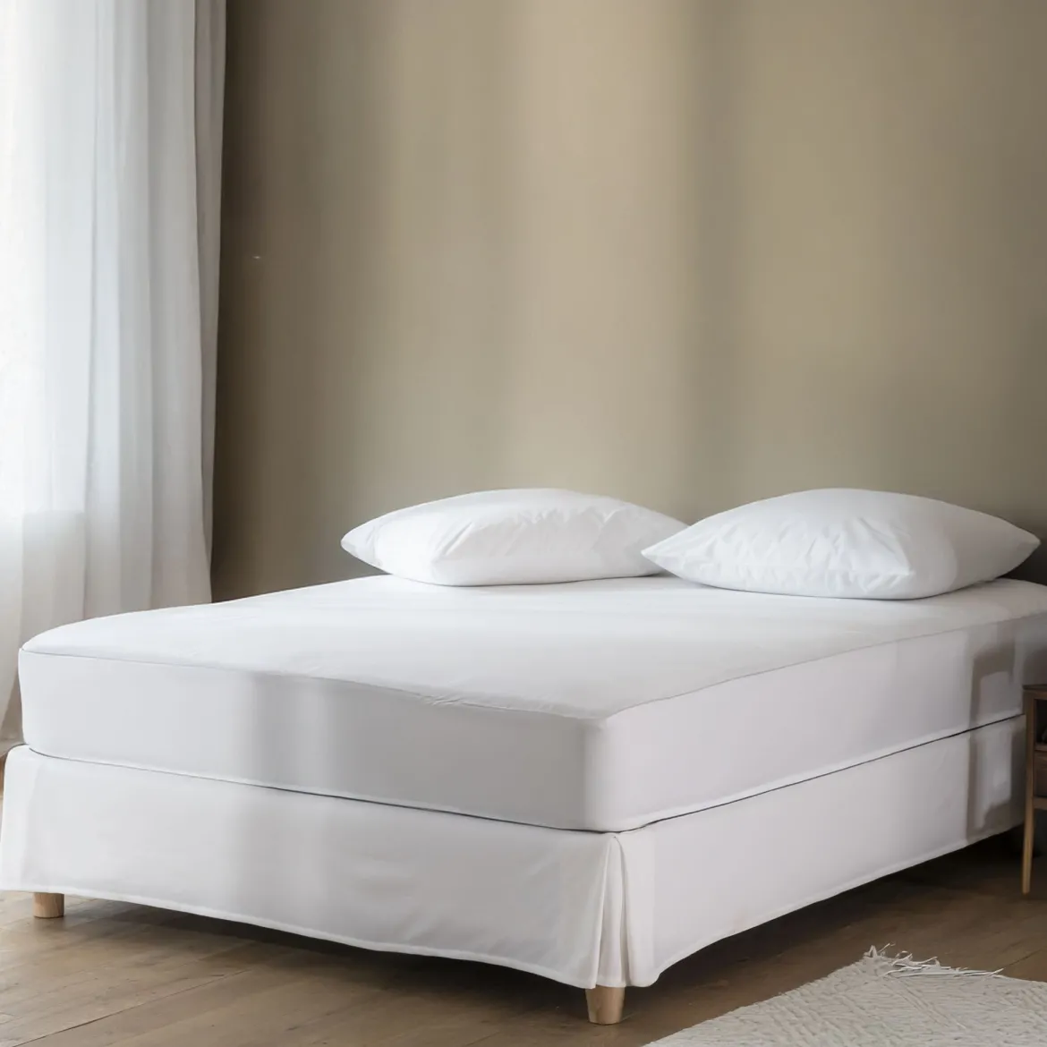 Pack protège matelas et protège oreillers 100% coton anti-acariens - SOMEO