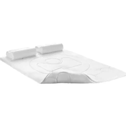 Pack surmatelas mémoire de forme 140x190 et oreillers ergonomiques Bultex