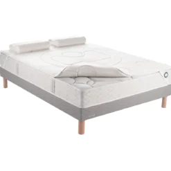 Pack surmatelas mémoire de forme 140x190 et oreillers ergonomiques Bultex