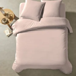 Parure de lit bambou lavé Terre de Nuit
