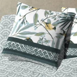 Parure de lit Colibri vert 240x220