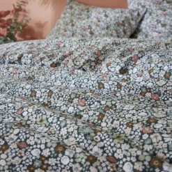 Parure de lit coton imprimé floral