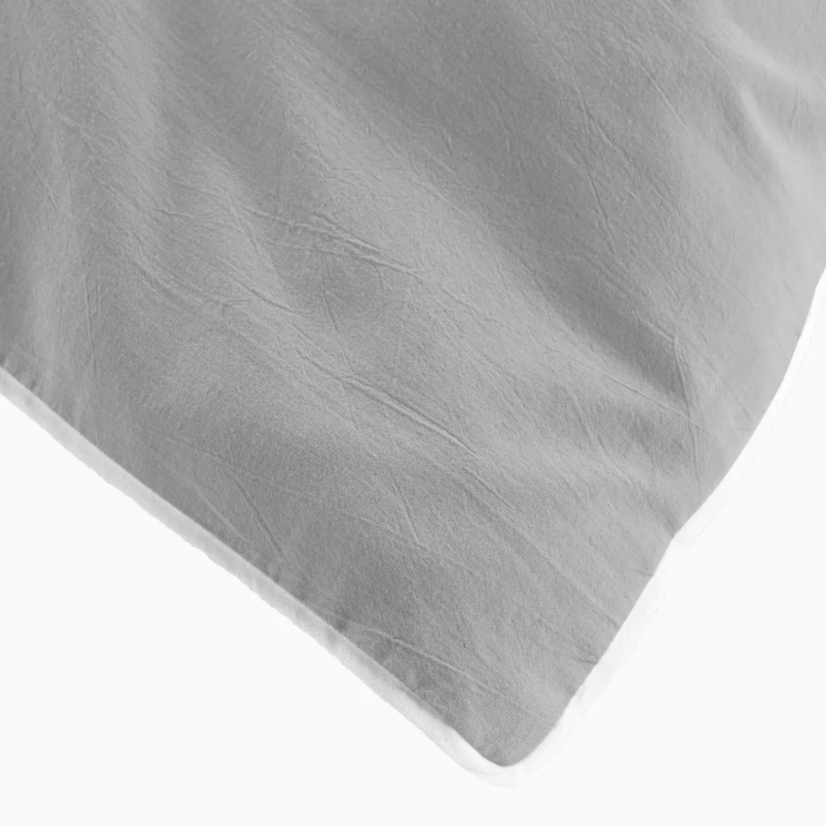 Parure de lit coton lavé Linette Gris