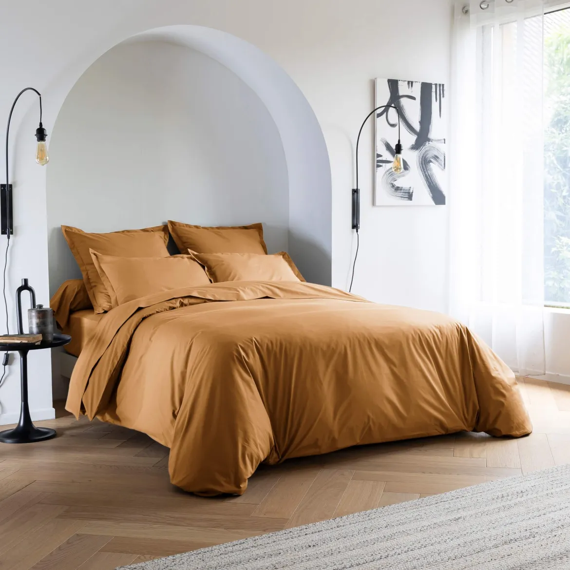 Parure de lit coton percale - SOMEO