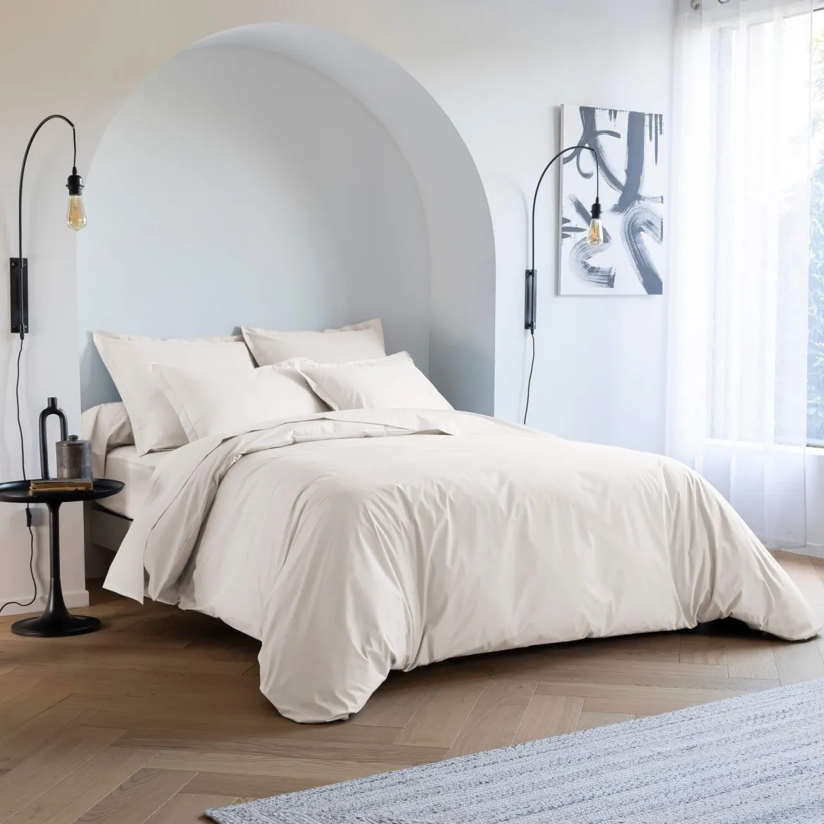 Parure de lit coton percale - SOMEO