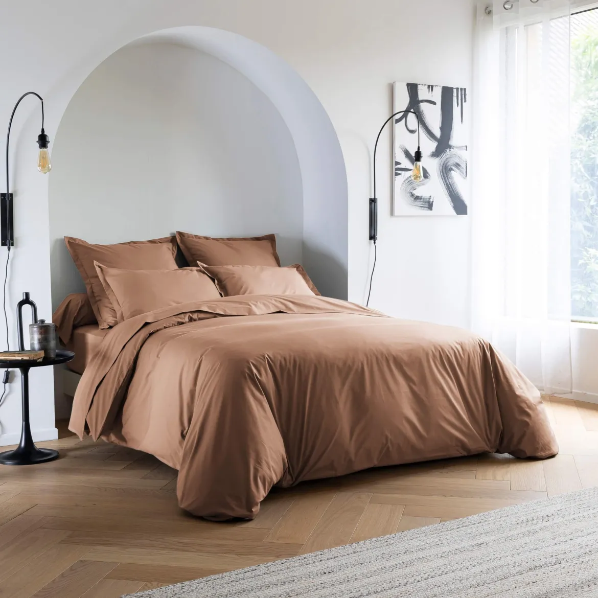 Parure de lit coton percale - SOMEO