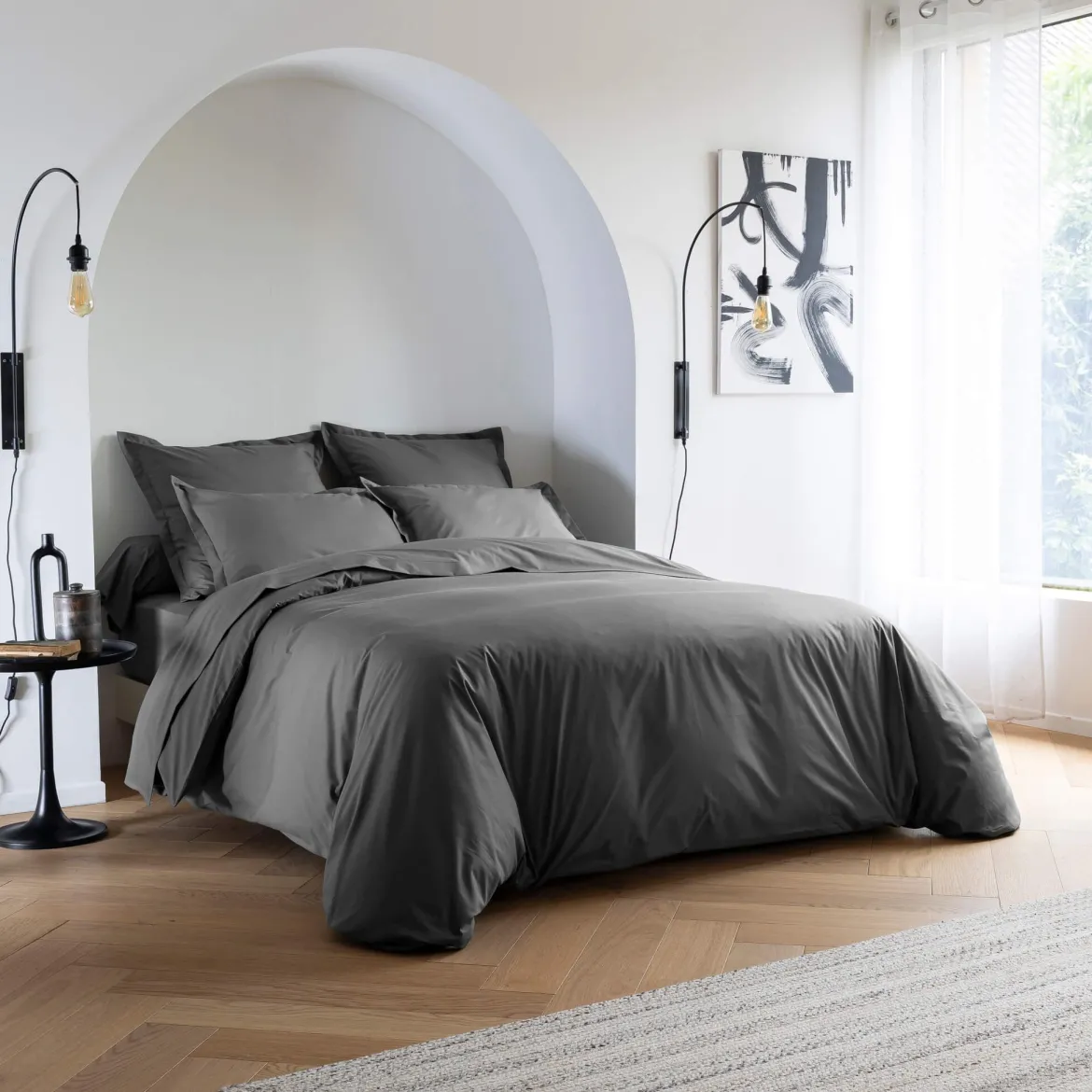Parure de lit coton percale - SOMEO
