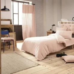 Parure de lit double gaze de coton Terre de Nuit