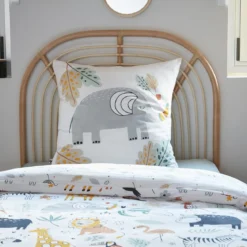 Parure de lit enfant coton Terre de Nuit Savane