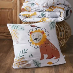 Parure de lit enfant coton Terre de Nuit Savane