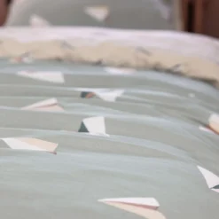 Parure de lit enfant coton Terre de Nuit Petits papiers