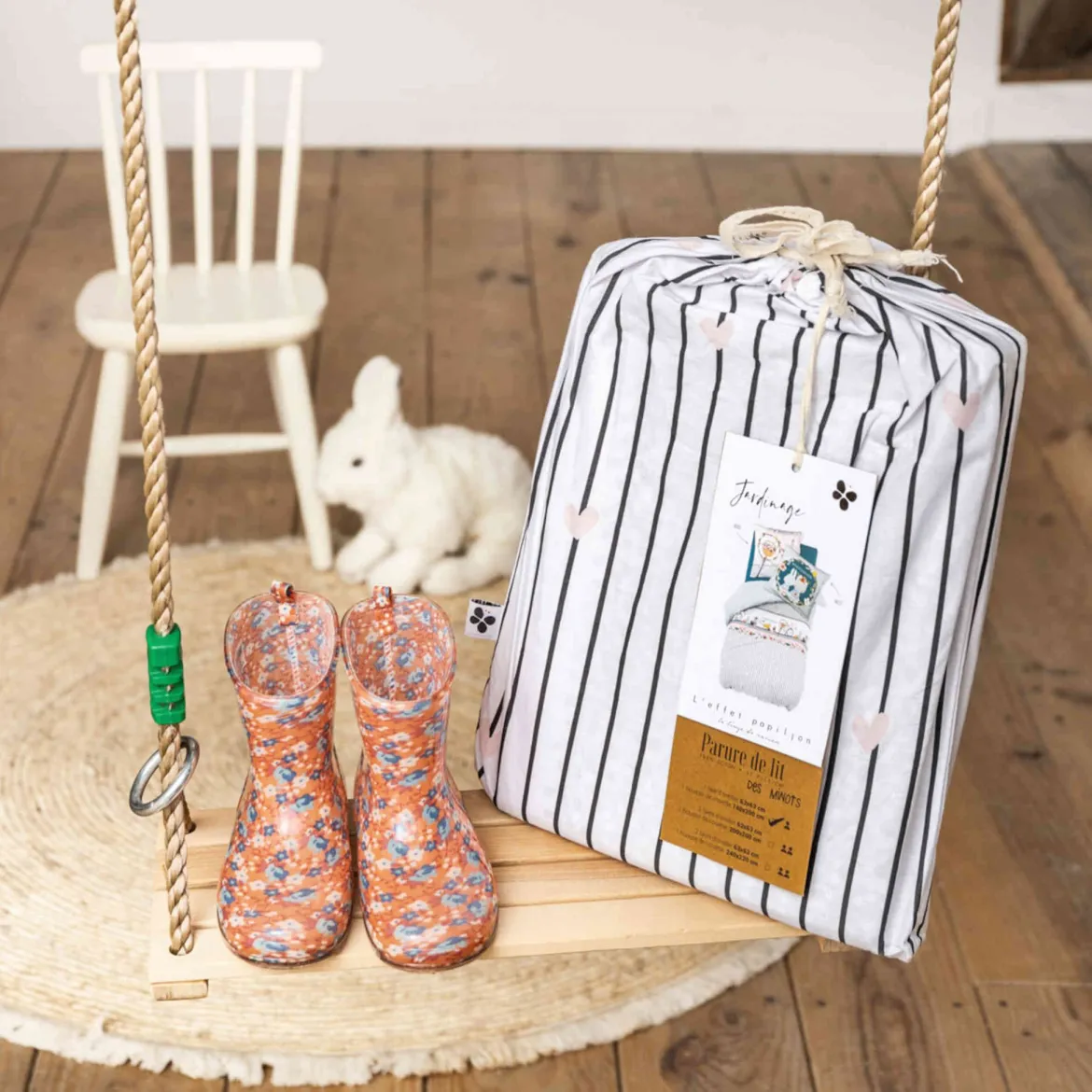 Parure de lit enfant Jardinage