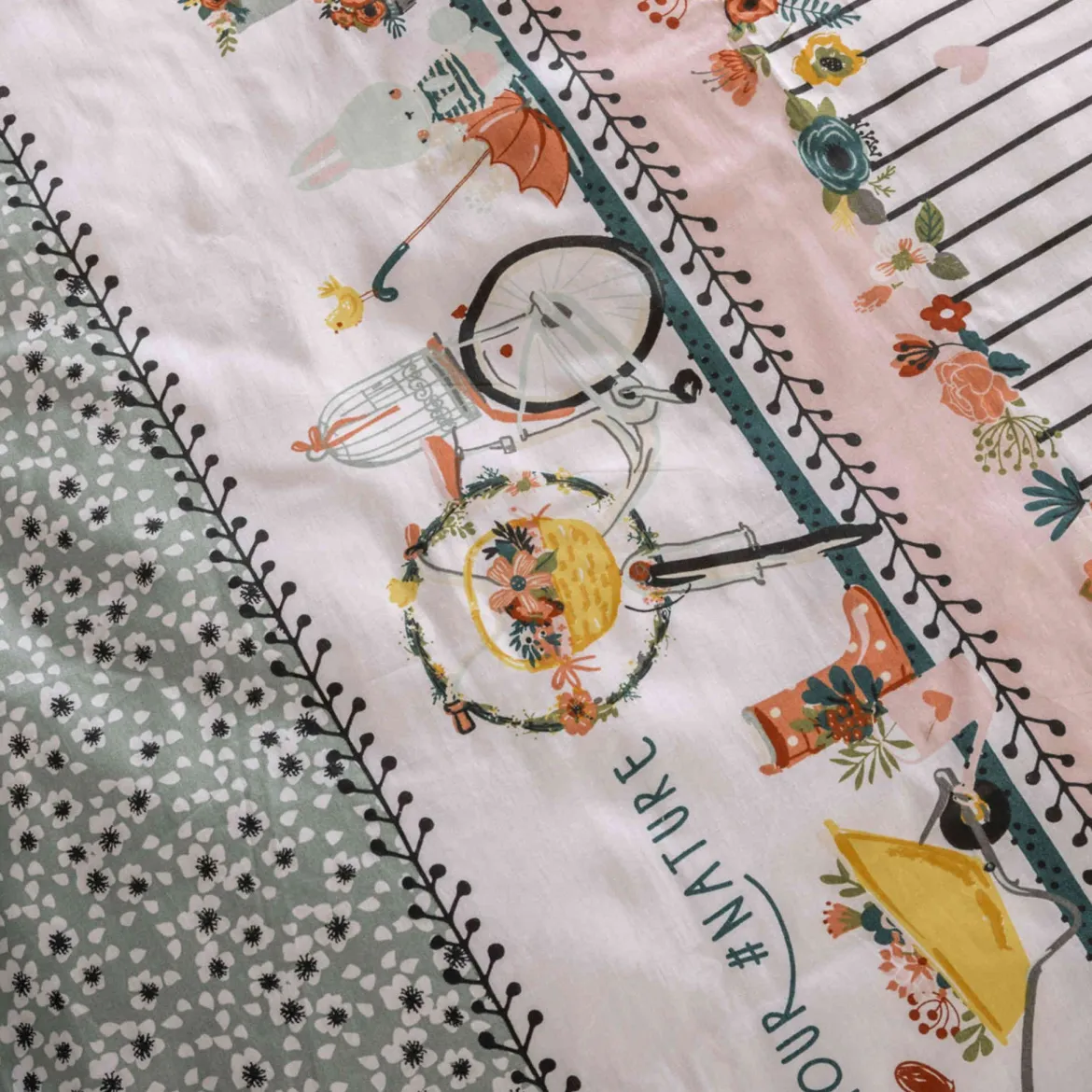 Parure de lit enfant Jardinage