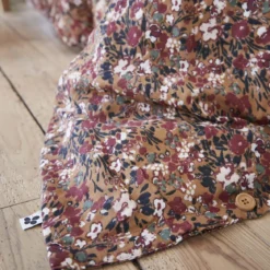Parure de lit gaze de coton imprimé floral
