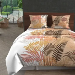 Parure de lit Jungle blanc