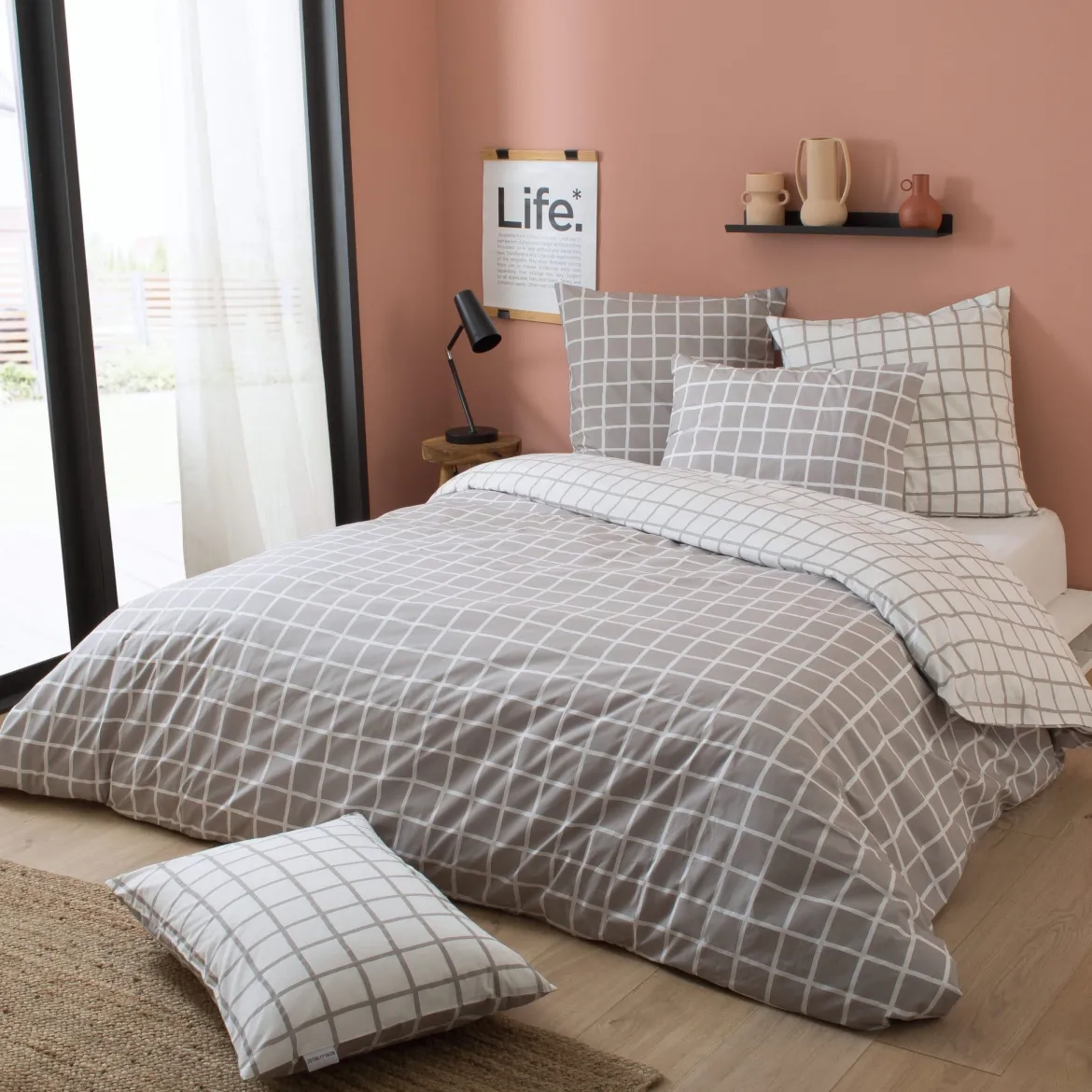 Parure de lit percale Max - Tradilinge