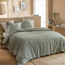 Parure de lit Vichy