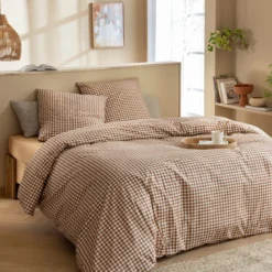 Parure de lit Vichy
