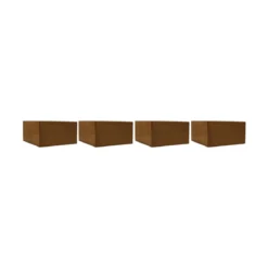 4 pieds angle droit 8 cm