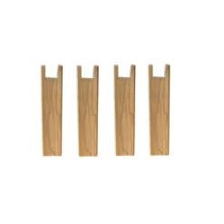4 pieds carrés pour cadre à lattes bois 25 cm