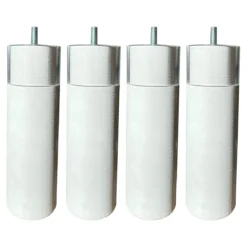 4 pieds cylindriques anti-punaises