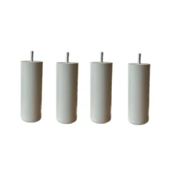 4 pieds cylindriques bois