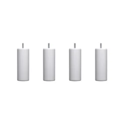 4 pieds cylindriques bois