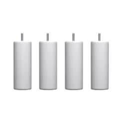 4 pieds cylindriques bois