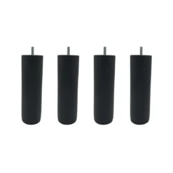 4 pieds cylindriques bois