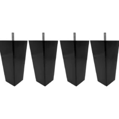 4 pieds fuseau tronqué bois 15 cm