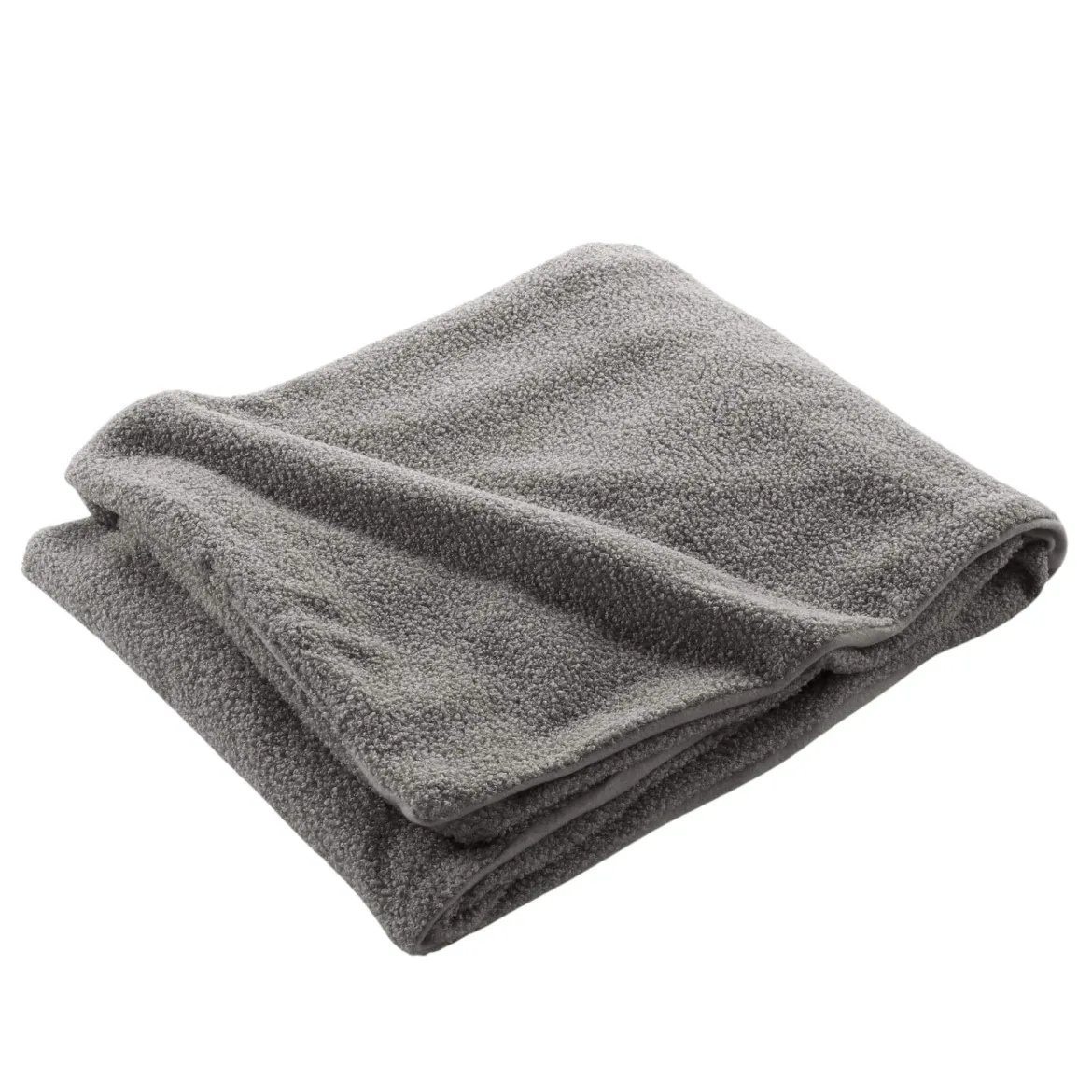 Plaid bouclette unie Wooly