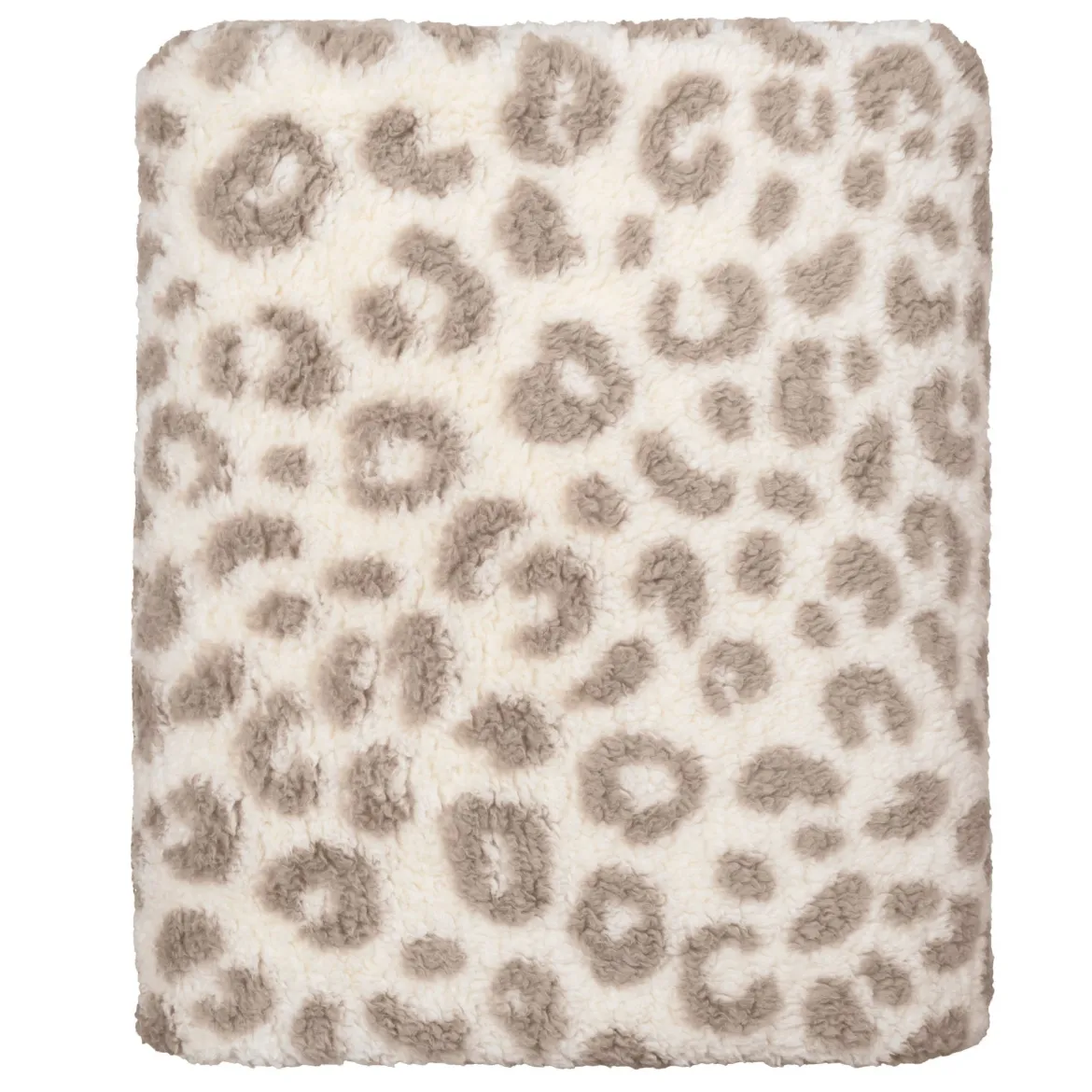 Plaid chaud cocooning beige 130x170 Leofur