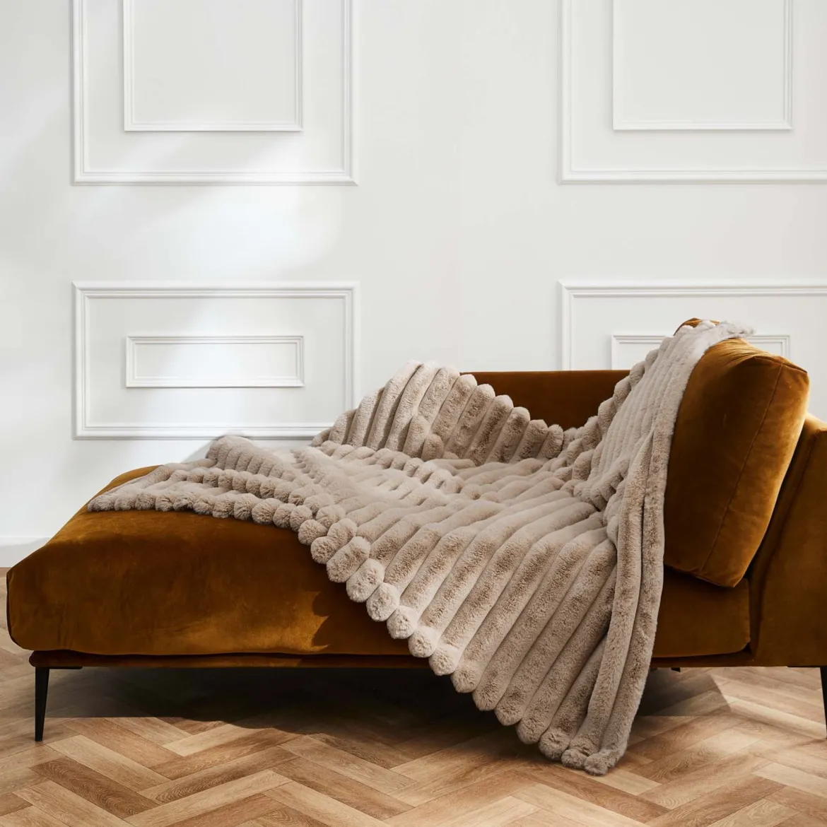 Plaid fourrure chaud 125x150 Boudoir