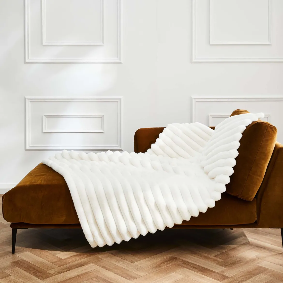 Plaid fourrure chaud 125x150 Boudoir