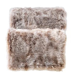 Plaid imitation fourrure Antartic