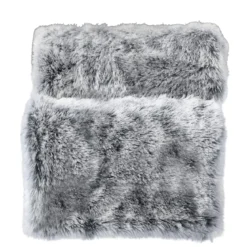 Plaid imitation fourrure Antartic