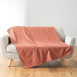 Plaid Lucile en polycoton