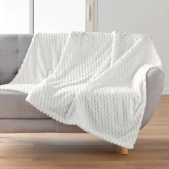 Plaid polaire cocooning 125x150 Mini Frosty