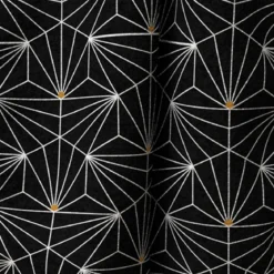 Plaid polaire Osiris noir 120x160 cm