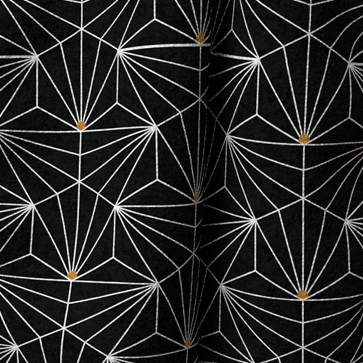 Plaid polaire Osiris noir 120x160 cm